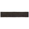 vidaXL Dessus de table bois massif trait&eacute; bordure assortie