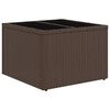 vidaXL Ensemble de canap&eacute; de jardin 9 pcs Marron et Cr&egrave;me polyrotin