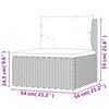 vidaXL Salon de jardin 6 pcs avec coussins Gris R&eacute;sine tress&eacute;e