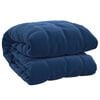 vidaXL Couverture lest&eacute;e Bleu 150x200 cm 11 kg Tissu