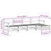 vidaXL Salon de jardin 5 pcs bois de pin massif