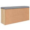vidaXL Banc à chaussures chêne sonoma 102x32x50 cm bois d'ingénierie