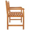 vidaXL Banc de jardin &agrave; 3 places avec table 150 cm Bois de teck massif