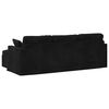 vidaXL Canap&eacute; Noir Dimensions globales: 228 x 134 x 80 cm (l x P x H)