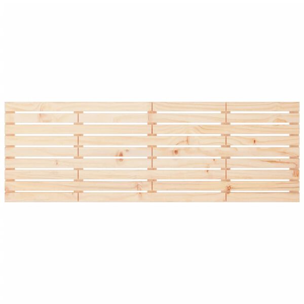 vidaXL T&ecirc;te de lit murale 206x3x63 cm Bois massif de pin