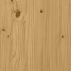vidaXL Arbres de No&euml;l avec support Marron 120 cm Bois massif en pin
