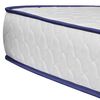 vidaXL Lit avec matelas &agrave; m&eacute;moire de forme Gris clair Tissu 160x200 cm