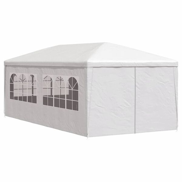 vidaXL Tente de r&eacute;ception 3 x 6 m Blanc