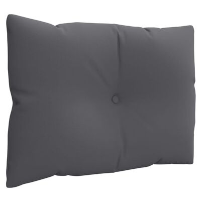 vidaXL Coussins de palette lot de 3 anthracite tissu