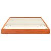 vidaXL Cadre de lit Cire marron 80 x 200 cm Bois de pin massif