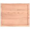 vidaXL Dessus de table bois massif trait&eacute; bordure assortie