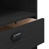 vidaXL Meuble TV VIKEN noir bois d'ing&eacute;nierie