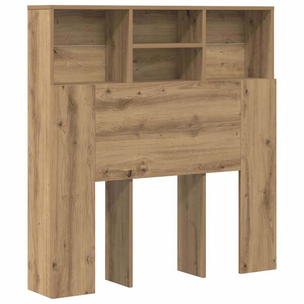 vidaXL Cabinet de T&ecirc;te de Lit Ch&ecirc;ne artisanal 100 x 19 x 103,5 cm