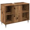 vidaXL Ensemble de mobilier de salle de bain 3 pcs Bois Ancien