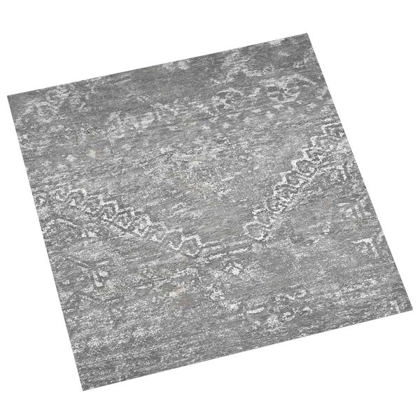 vidaXL Planches de sol 55 pcs Gris B&eacute;ton 5,11 m&sup2; PVC