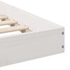 vidaXL Cadre de lit Blanc 90 x 200 cm Pin massif