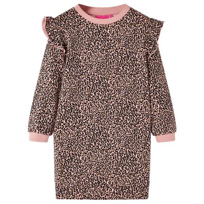 Robe sweatshirt pour enfants rose moyen 92