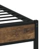 vidaXL Cadre de lit sans matelas avec t&ecirc;te de lit 100x190 cm