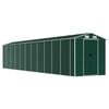 vidaXL Abri de jardin vert 191x980x198 cm acier galvanis&eacute;