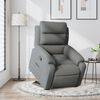 vidaXL Fauteuil inclinable Gris fonc&eacute; Tissu