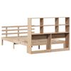 vidaXL Lit biblioth&egrave;que sans matelas 140x190 cm bois de pin massif