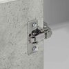 vidaXL Armoire suspendue Gris b&eacute;ton et Blanc 57 x 57 x 100 cm