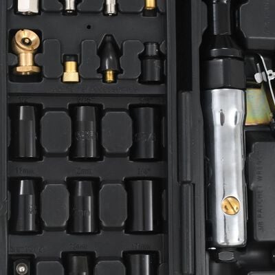 vidaXL Kit d'outils pneumatiques 70 pcs