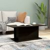 vidaXL Table basse noir 102x55,5x40 cm bois d'ing&eacute;nierie