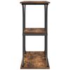 vidaXL Table console Ch&ecirc;ne fum&eacute; 101 x 35 x 80,5 cm Bois d'ing&eacute;nierie