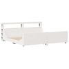 vidaXL Cadre de lit sans matelas blanc 180x200 cm bois massif de pin