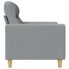 vidaXL Canap&eacute; &agrave; 2 places Gris clair 120 cm Tissu