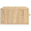vidaXL Tables de chevet murales 2 pcs ch&ecirc;ne sonoma 35x35x20 cm