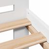 vidaXL Cadre de lit sans matelas blanc 180x200 cm bois massif de pin