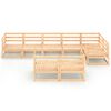 vidaXL Salon de jardin 8 pcs Bois de pin massif