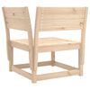 vidaXL Salon de jardin 5 pcs bois de pin massif