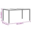 vidaXL Ensemble &agrave; manger de jardin 5 pcs et coussins marron poly rotin