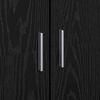 vidaXL Haut Armoire Ch&ecirc;ne noir 70 x 33,5 x 180 cm Bois d'ing&eacute;nierie