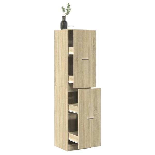 vidaXL Armoire d'apothicaire ch&ecirc;ne sonoma bois d'ing&eacute;nierie