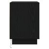 vidaXL Cabinet de chevet 2 pcs Ch&ecirc;ne noir 39 x 34,5 x 50 cm