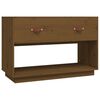 vidaXL Meuble TV Marron miel 90x40x60 cm Bois de pin massif