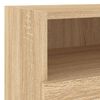 vidaXL Unit&eacute;s murales TV 5 pcs ch&ecirc;ne sonoma bois d'ing&eacute;nierie