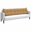 vidaXL Coussin de Dos Marron 200 x 24 x 50 cm Velours