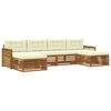 vidaXL Ensemble de canap&eacute;s d'ext&eacute;rieur 6 pc Bois d'Acacia Massif