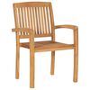 vidaXL Chaises de jardin lot de 2 avec coussins bleu royal Teck massif