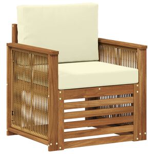 vidaXL Sofa de milieu ext&eacute;rieur Naturel