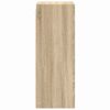 vidaXL Armoire suspendue avec stockage Ch&ecirc;ne Sonoma 30 x 29,5 x 80 cm
