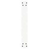 vidaXL Pieds de table de bar en U, 2 pièces, blanc, 60 x (110-111) cm, acier