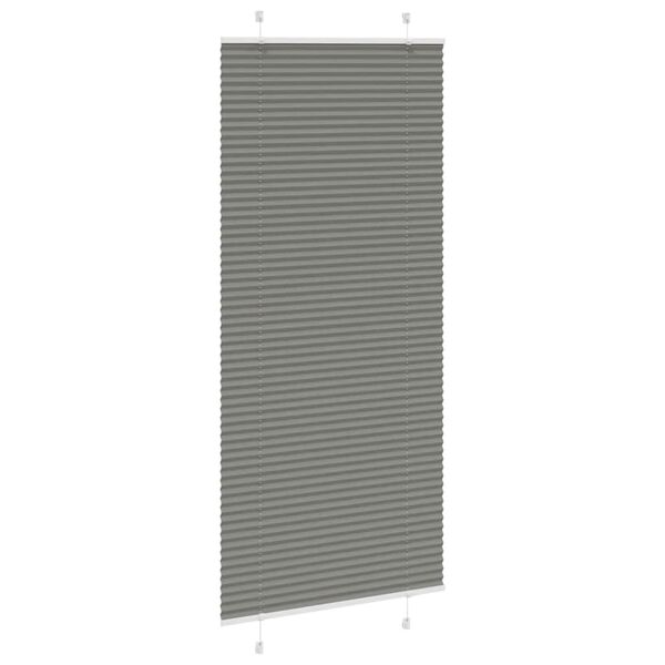 vidaXL Store pliss&eacute; anthracite 95x200 cm largeur du tissu 94,4 cm