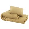 vidaXL Ensemble de housse de couette Taupe 200x200 cm Coton