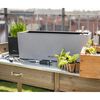 LECHUZA Jardini&egrave;re BALCONERA Stone 50 ALL-IN-ONE Gris